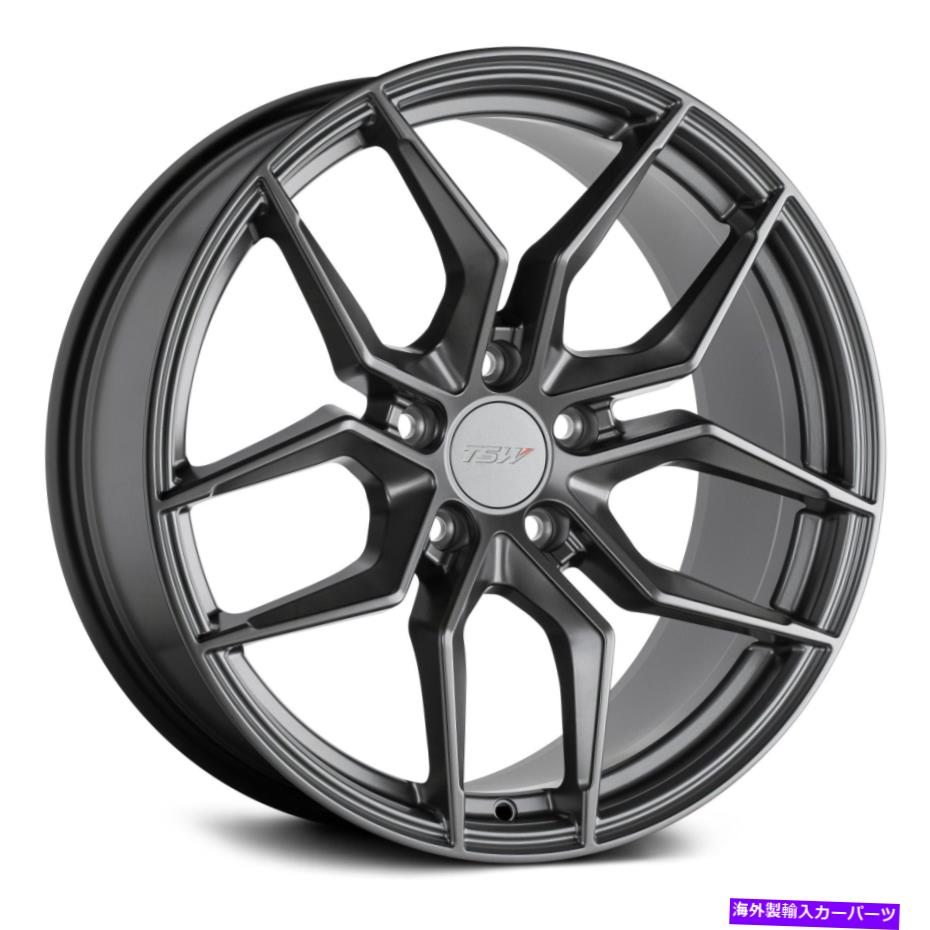 ホイール　４本セット TSWシルバノホイール20x10（40、5x112、66.56）4のガンメタルリムセット TSW SILVANO Wheels 20x10 (40, 5x112, 66.56) Gunmetal Rims Set of 4【並行輸入品】