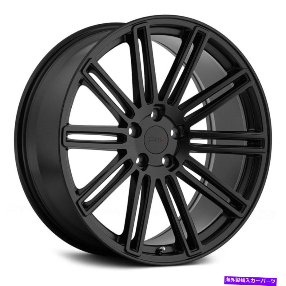 ホイール　４本セット TSW Crowthorne Wheels 19x8.5（35、5x100、72.1）4のブラックリムセット TSW CROWTHORNE Wheels 19x8.5 (35, 5x100, 72.1) Black Rims Set of 4【並行輸入品】