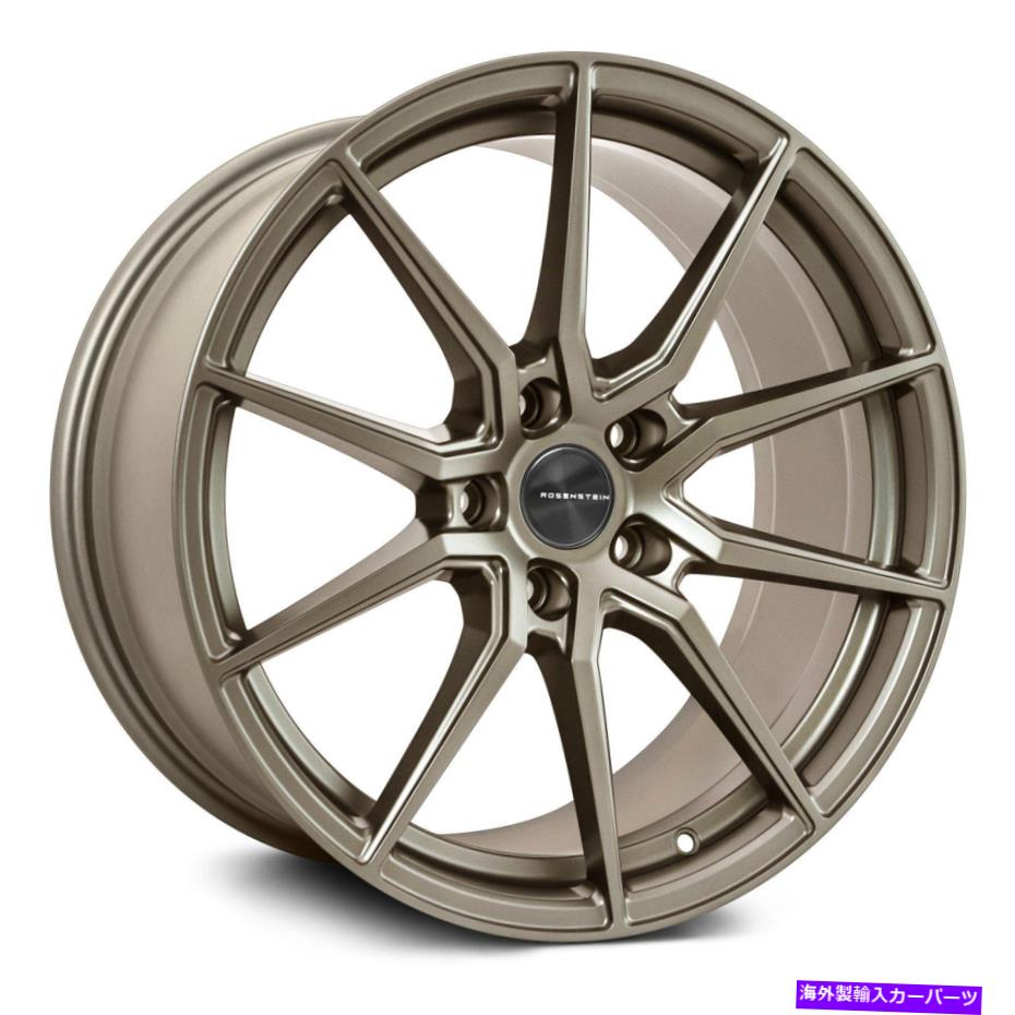 ホイール　４本セット ローゼンシュタインデルタホイール18x9.5（38、5x114.3、73.1）4のブロンズリムセット Rosenstein DELTA Wheels 18x9.5 (38, 5x114.3, 73.1) Bronze Rims Set of 4【並行輸入品】
