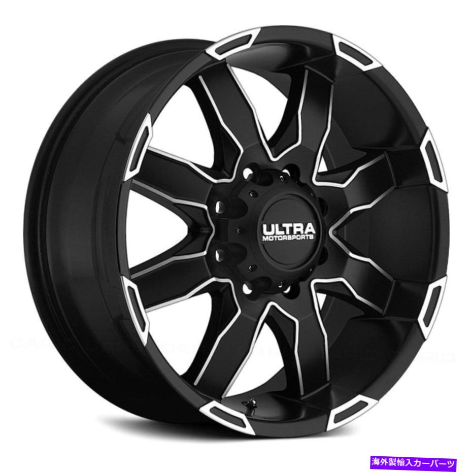ホイール　４本セット Ultra 225Uファントムホイール17x8（25、6x139.7、106.1）4のブラックリムセット Ultra 225U PHANTOM Wheels 17x8 (25, 6x139.7, 106.1) Black Rims Set of 4【並行輸入品】｜Us Custom Parts Shop USDM