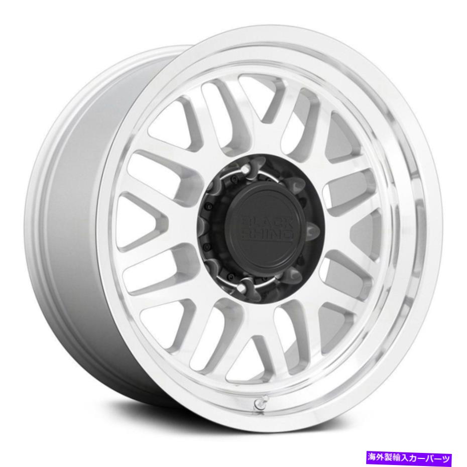 ホイール　４本セット ブラックサイのデルタホイール17x9.5（-18、8x170、125.1）4のシルバーリムセット Black Rhino DELTA Wheels 17x9.5 (-18, 8x170, 125.1) Silver Rims Set of 4【並行輸入品】｜Us Custom Parts Shop USDM