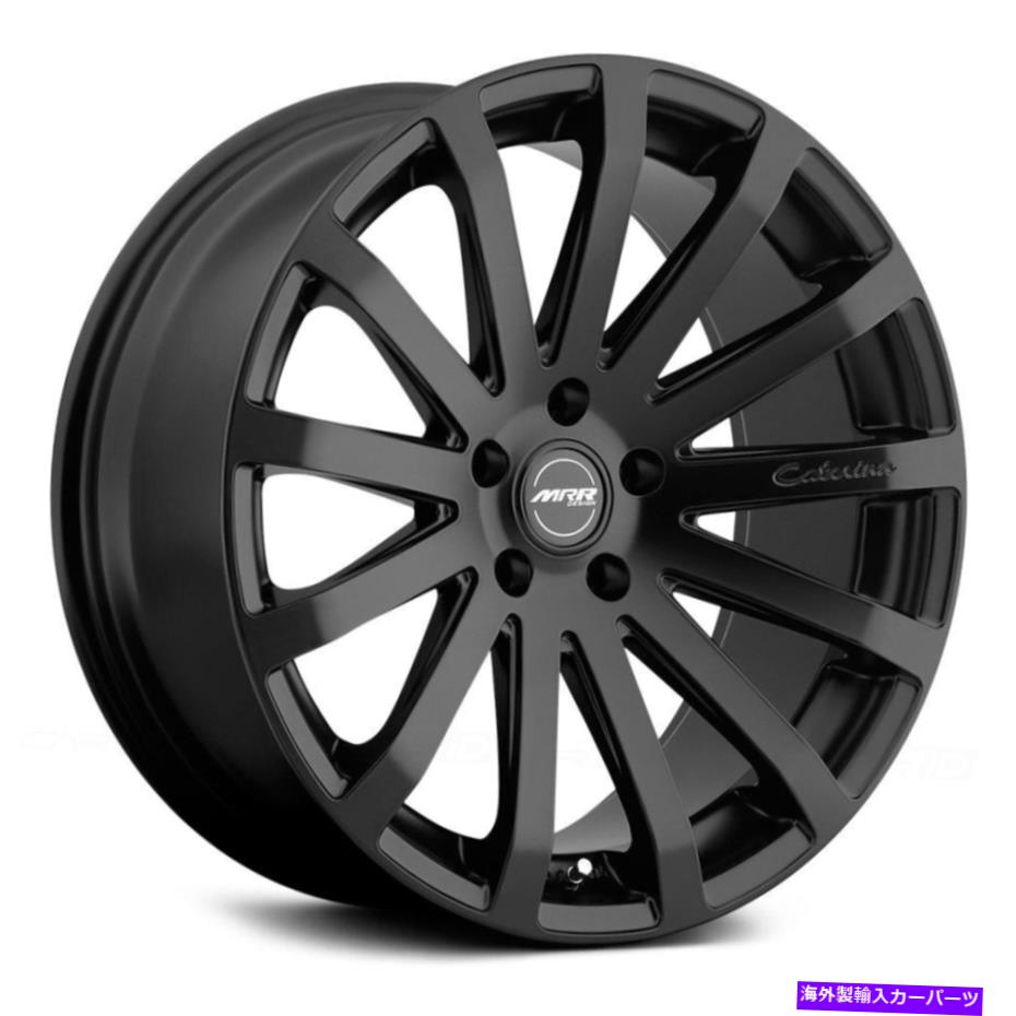 ホイール　４本セット MRR HR9ホイール18x9.5（40、5x120.65、72.6）4のブラックリムセット MRR HR9 Wheels 18x9.5 (40, 5x120.65, 72.6) Black Rims Set of 4【並行輸入品】