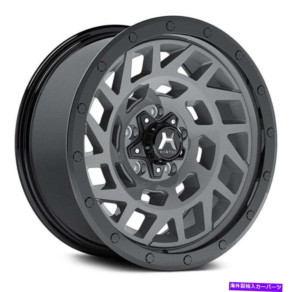 ホイール 4本セット Hartes Metal YSM-766モンスターホイール18x9(-12、5x114.3)グラファイトリムセット4 Hartes Metal YSM-766 MONSTER Wheels 18x9 (-12, 5x114.3) Graphite Rims Set of 4【並行輸入品】|Us Custom Parts Shop USDM