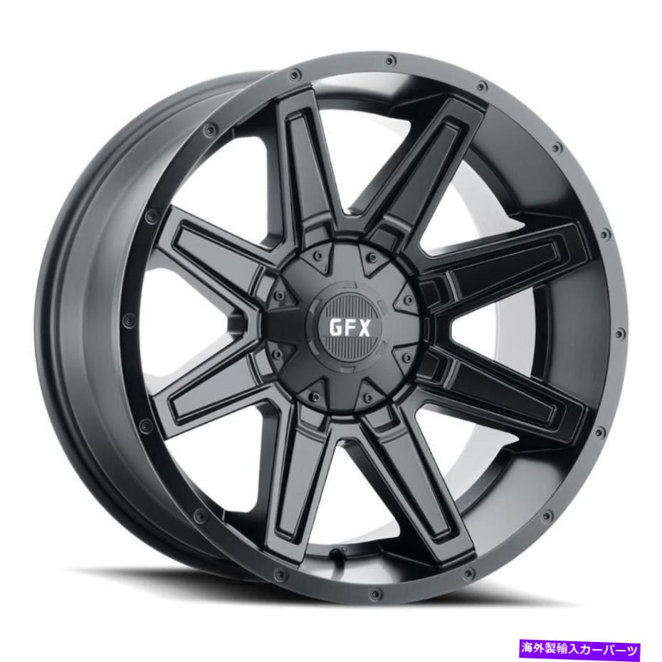 ホイール　４本セット G-FX TR23ホイール20x9（12、5x135、87.1）4のブラックリムセット G-FX TR23 Wheels 20x9 (12, 5x135, 87.1) Black Rims Set of 4【並行輸入品】