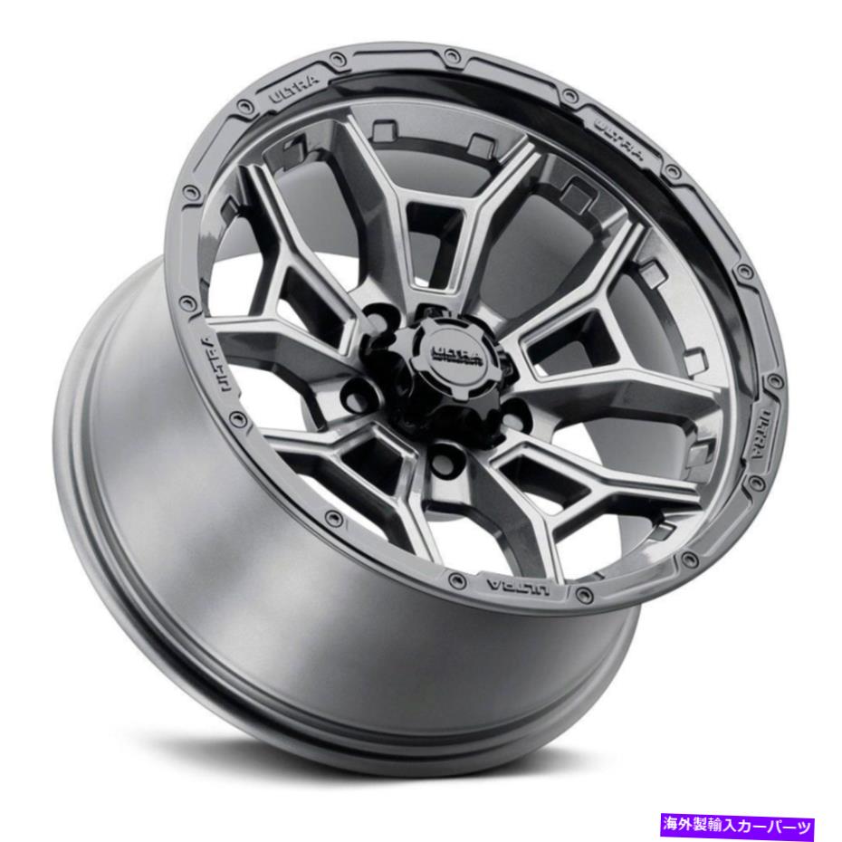 ホイール　４本セット Ultra 125gn Warmonger 5ホイール17x9（-12、5x114.3）4の無煙炭リムセット Ultra 125GN WARMONGER 5 Wheels 17x9 (-12, 5x114.3) Anthracite Rims Set of 4【並行輸入品】