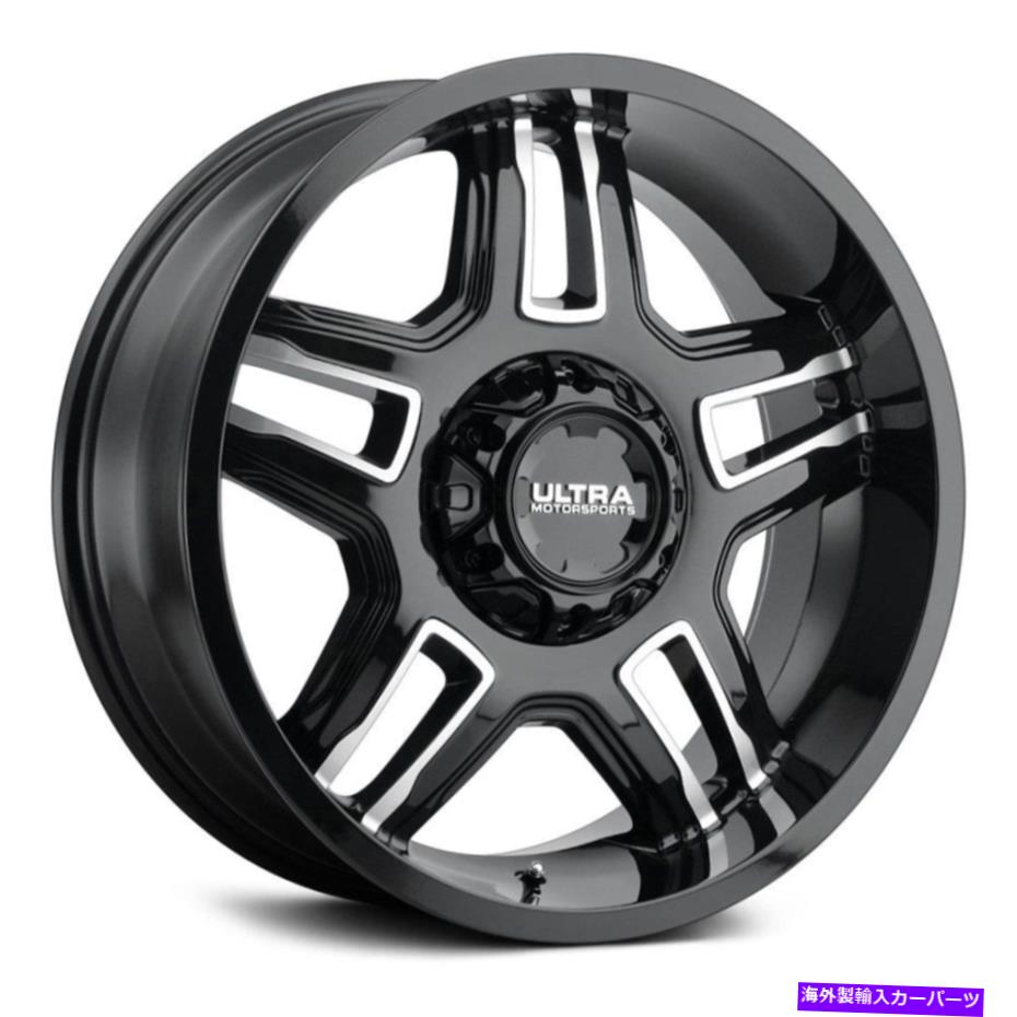 ホイール　４本セット ウルトラ153BKハルマゲドンホイール18x9（18、5x150、110.3）4のブラックリムセット Ultra 153BK ARMAGEDDON Wheels 18x9 (18, 5x150, 110.3) Black Rims Set of 4【並行輸入品】