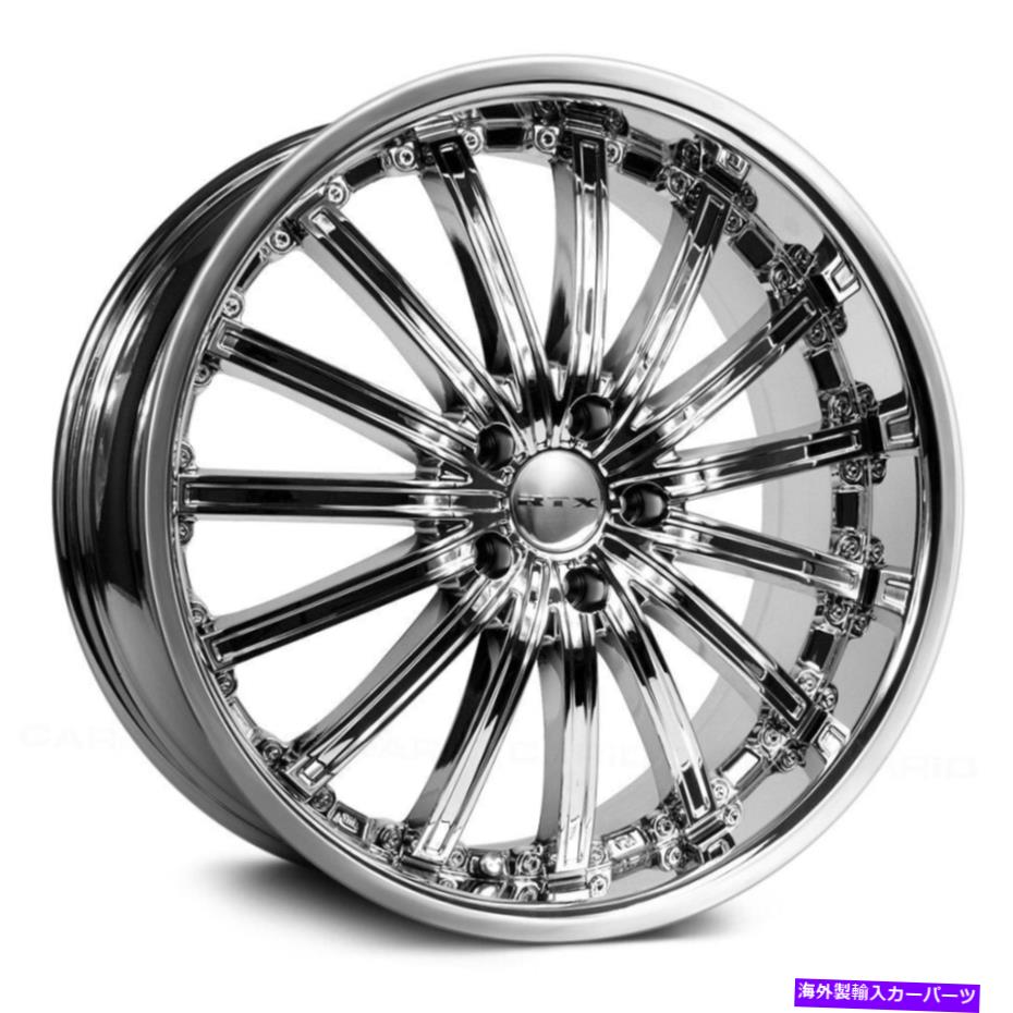 ホイール　４本セット RTXエリートホイール18x8（42、5x114.3、73.1）4のクロムリムセット RTX Elite Wheels 18x8 (42, 5x114.3, 73.1) Chrome Rims Set of 4【並行輸入品】｜Us Custom Parts Shop USDM