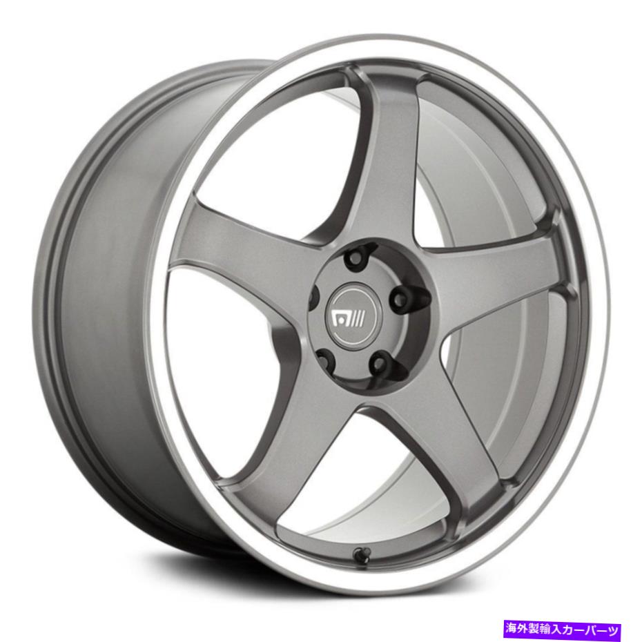 ホイール　４本セット Motegi Racing MR151 CS5ホイール18x8.5（30、5x100、56.15）4のガンメタルリムセット Motegi Racing MR151 CS5 Wheels 18x8.5 (30, 5x100, 56.15) Gunmetal Rims Set of 4【並行輸入品】