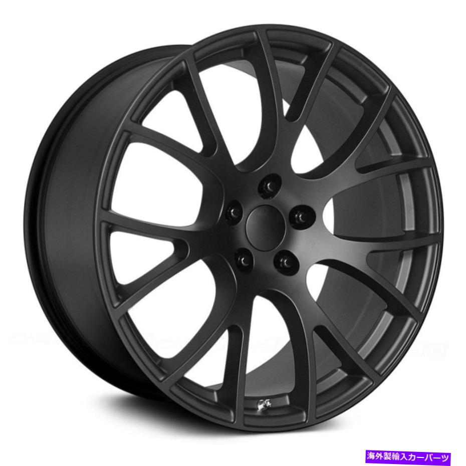 ホイール　４本セット トップラインレプリカV1180ヘルキャットホイール20x11（27、5x114.3）4のブラックリムセット Topline Replicas V1180 HELLCAT Wheels 20x11 (27, 5x114.3) Black Rims Set of 4【並行輸入品】