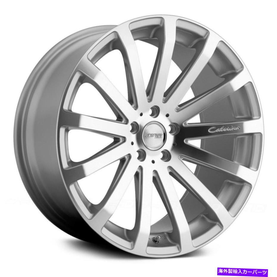 ホイール　４本セット MRR HR9ホイール18x9.5（40、5x108、73.1）4のシルバーリムセット MRR HR9 Wheels 18x9.5 (40, 5x108, 73.1) Silver Rims Set of 4【並行輸入品】