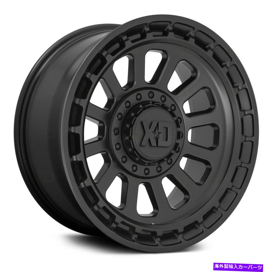 ホイール　４本セット XDシリーズXD856オメガホイール17x9（18、6x139.7、78.1）4のブラックリムセット XD Series XD856 OMEGA Wheels 17x9 (18, 6x139.7, 78.1) Black Rims Set of 4【並行輸入品】