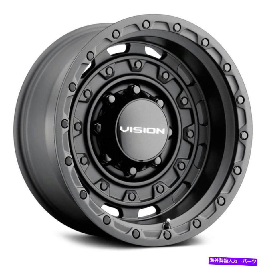 ホイール　４本セット Vision 403戦術ホイール20x12（-44、6x135、87.1）4のブラックリムセット Vision 403 TACTICAL Wheels 20x12 (-44, 6x135, 87.1) Black Rims Set of 4【並行輸入品】