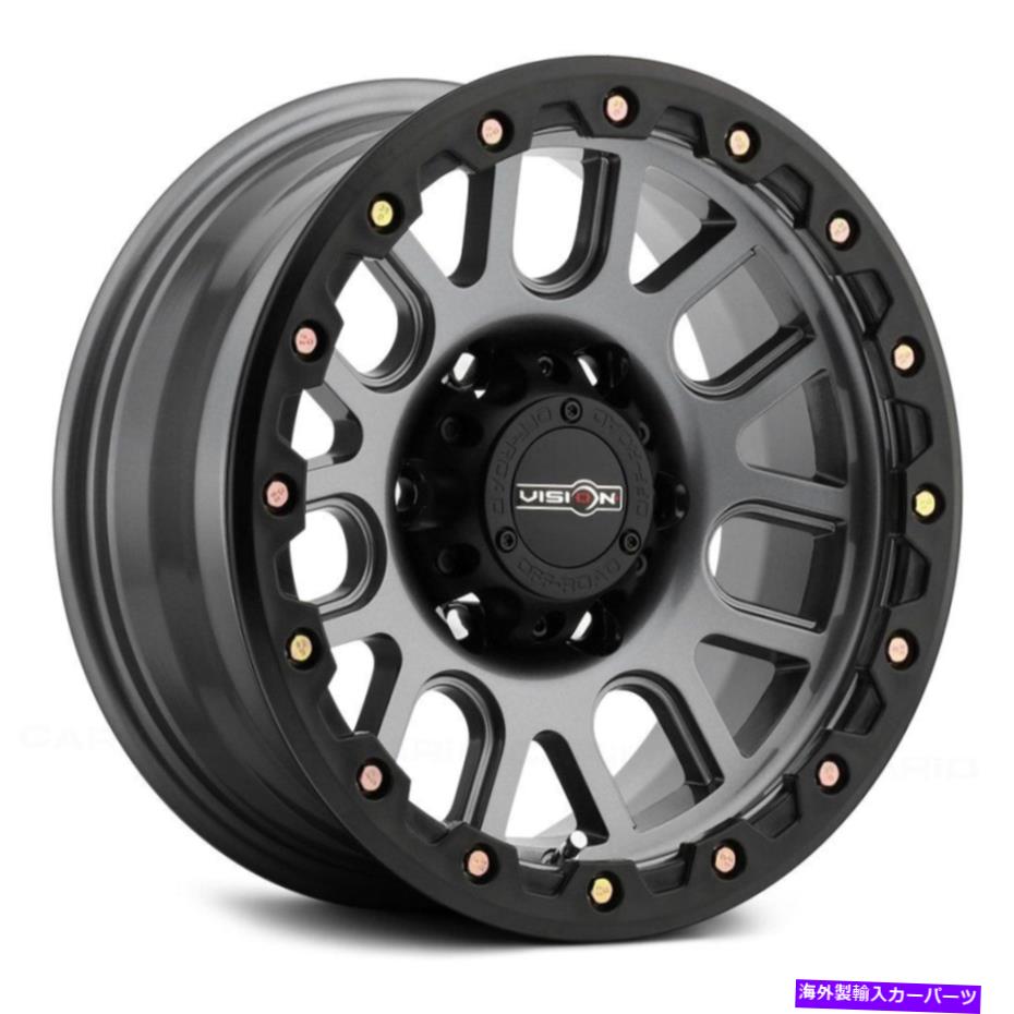 ホイール　４本セット Vision 111 Nemesis Wheels20x9（12、6x139.7、78.1）Gunmetal Rimsセット4 Vision 111 NEMESIS Wheels 20x9 (12, 6x139.7, 78.1) Gunmetal Rims Set of 4【並行輸入品】