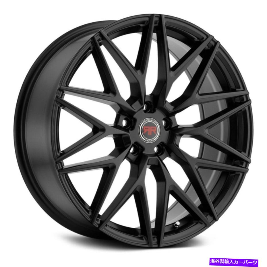 ホイール　４本セット Revolution Racing RR18ホイール20x8（40、5x112、73.1）4のブラックリムセット Revolution Racing RR18 Wheels 20x8 (40, 5x112, 73.1) Black Rims Set of 4【並行輸入品】｜Us Custom Parts Shop USDM