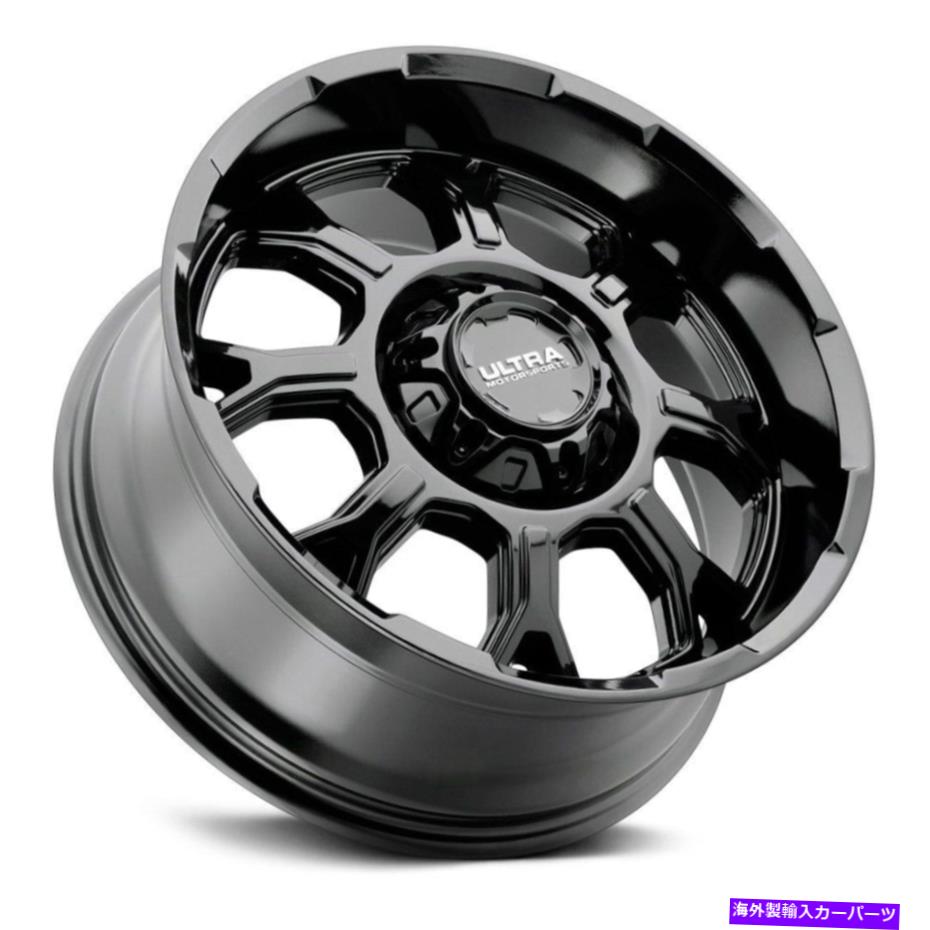 ホイール　４本セット ウルトラ124BKコマンダーホイール20x9（18、8x165.1、125.2）4のブラックリムセット Ultra 124BK COMMANDER Wheels 20x9 (18, 8x165.1, 125.2) Black Rims Set of 4【並行輸入品】 323,285円