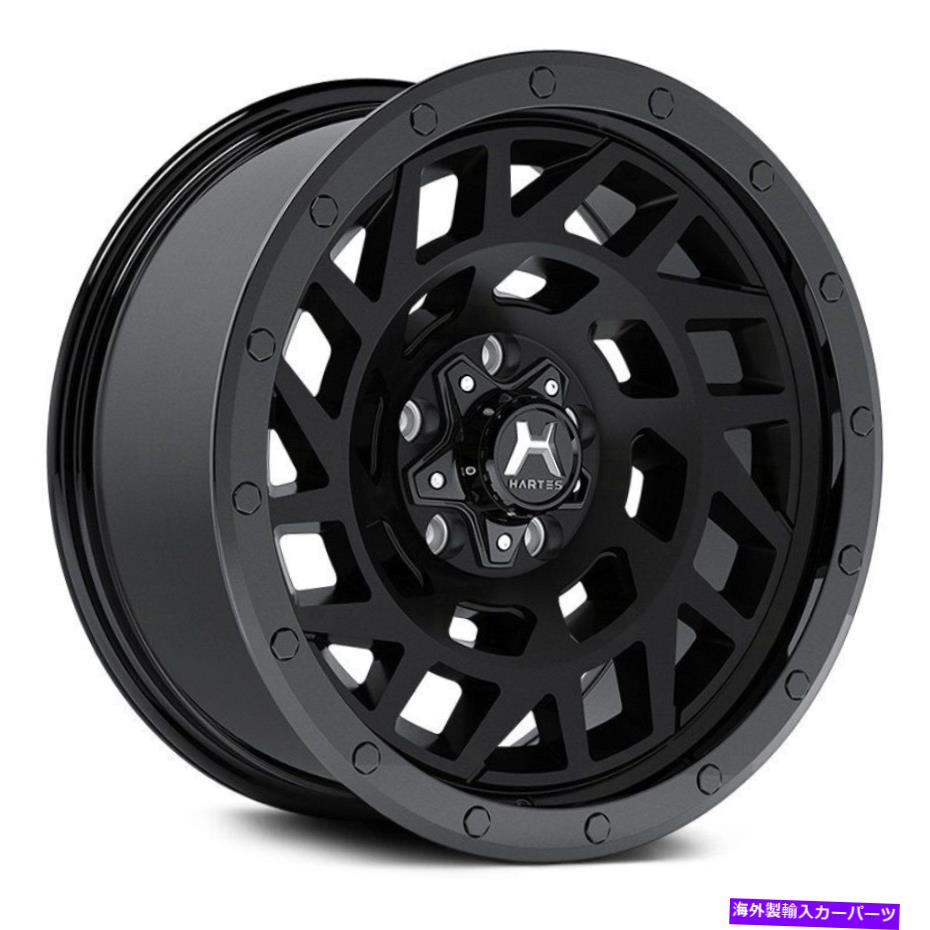 ホイール　４本セット Hartes Metal YSM-766モンスターホイール18x9（0、5x150、110.3）4のブラックリムセット Hartes Metal YSM-766 MONSTER Wheels 18x9 (0, 5x150, 110.3) Black Rims Set of 4【並行輸入品】