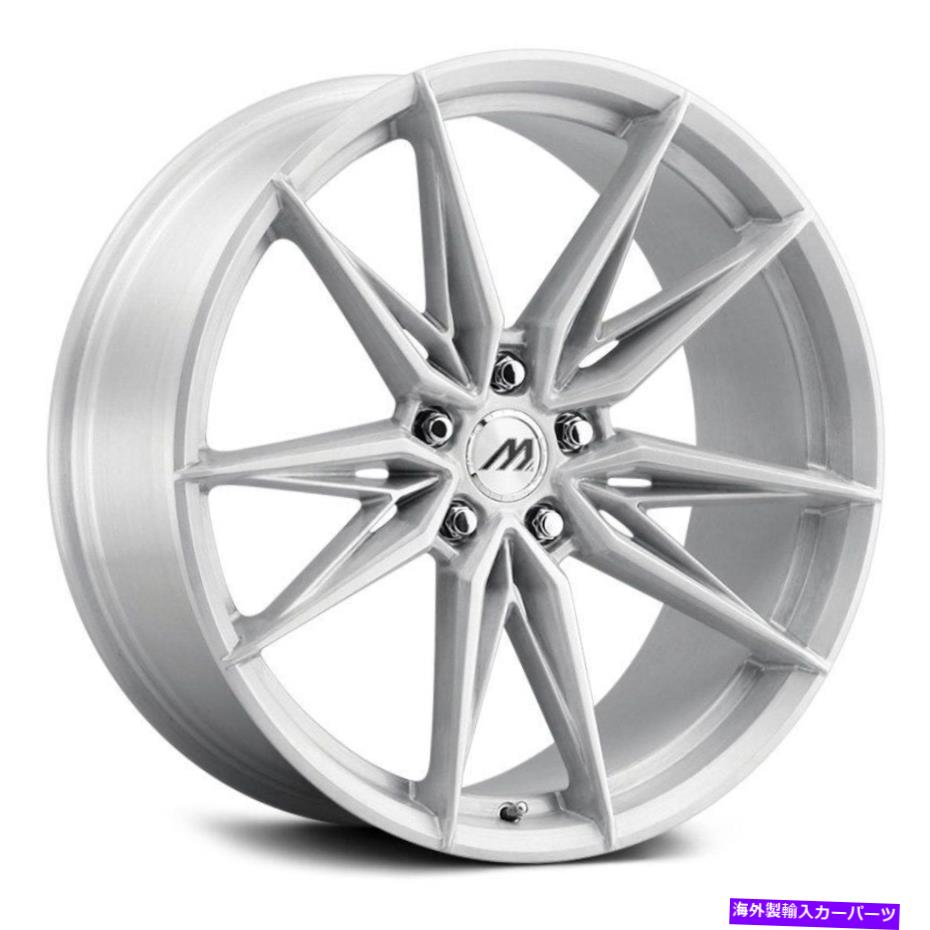 ホイール　４本セット マッハMF5ホイール20x10.5（45、5x120.65、72.56）4のブラシ付きリムセット MACH MF5 Wheels 20x10.5 (45, 5x120.65, 72.56) Brushed Rims Set of 4【並行輸入品】