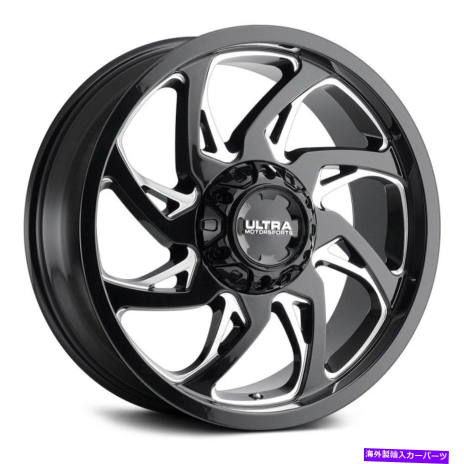 ホイール　４本セット 覆われたラグホイール18x9（12、5x127）4のリムセットを備えたウルトラ230bmの悪役 Ultra 230BM VILLAIN with COVERED LUGS Wheels 18x9 (12, 5x127) Rims Set of 4【並行輸入品】