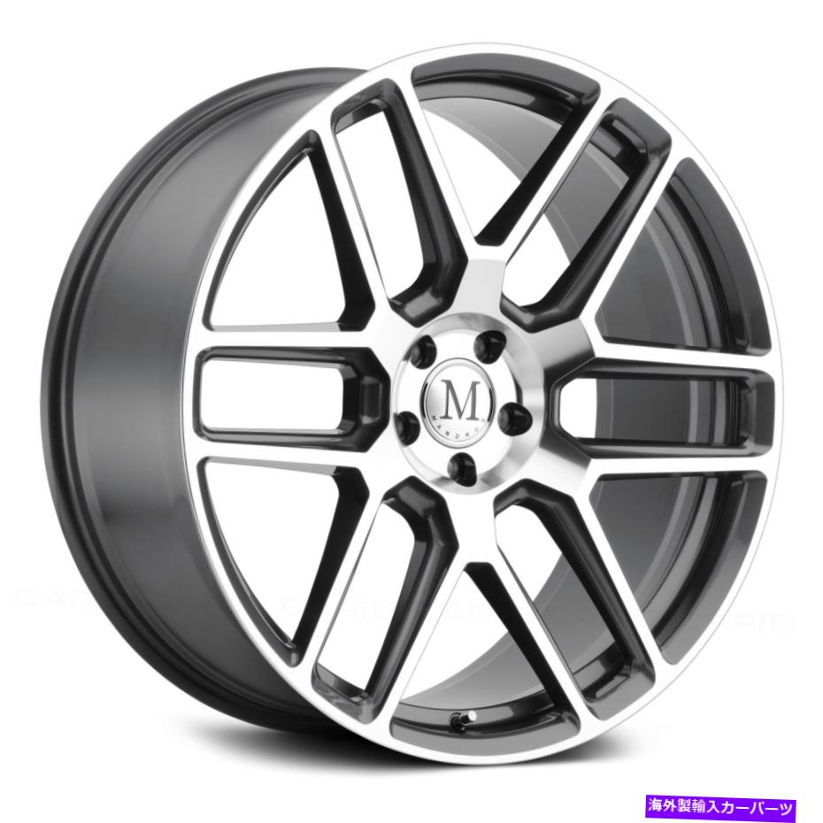 ホイール　４本セット マンドラスオットーホイール20x10（40、5x112、66.56）4のガンメタルリムセット Mandrus Otto Wheels 20x10 (40, 5x112, 66.56) Gunmetal Rims Set of 4【並行輸入品】
