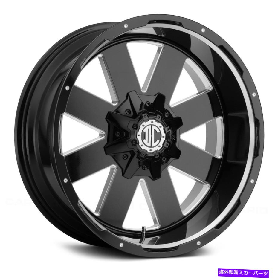 ホイール　４本セット Xtreme NX-18ホイール20x12（-44、5x139.7、110.4）4のブラックリムセット Xtreme NX-18 Wheels 20x12 (-44, 5x139.7, 110.4) Black Rims Set of 4【並行輸入品】｜Us Custom Parts Shop USDM
