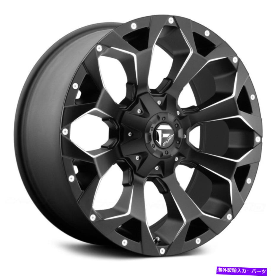 ホイール　４本セット 燃料D546アサルト1PCホイール17x8.5（14、6x135、106.1）4のブラックリムセット Fuel D546 ASSAULT 1PC Wheels 17x8.5 (14, 6x135, 106.1) Black Rims Set of 4【並行輸入品】