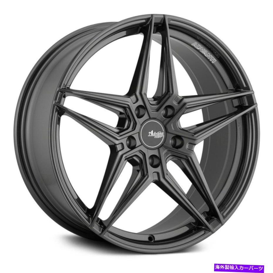 ホイール　４本セット Advanti RacingDeageoWheels19x9.5（45、5x112、66.6）4のブラックリムセット Advanti Racing DECADO Wheels 19x9.5 (45, 5x112, 66.6) Black Rims Set of 4【並行輸入品】｜Us Custom Parts Shop USDM