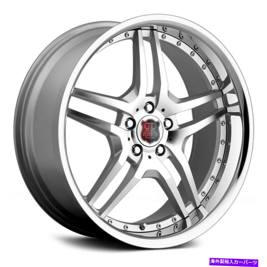 ホイール　４本セット MRR RW2ホイール18x9（35、5x112、66.6）4のシルバーリムセット MRR RW2 Wheels 18x9 (35, 5x112, 66.6) Silver Rims Set of 4【並行輸入品】