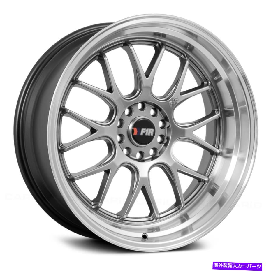 ホイール　４本セット F1R F21ホイール19x9.5（35、5x112、73.1）4のブラックリムセット F1R F21 Wheels 19x9.5 (35, 5x112, 73.1) Black Rims Set of 4【並行輸入品】