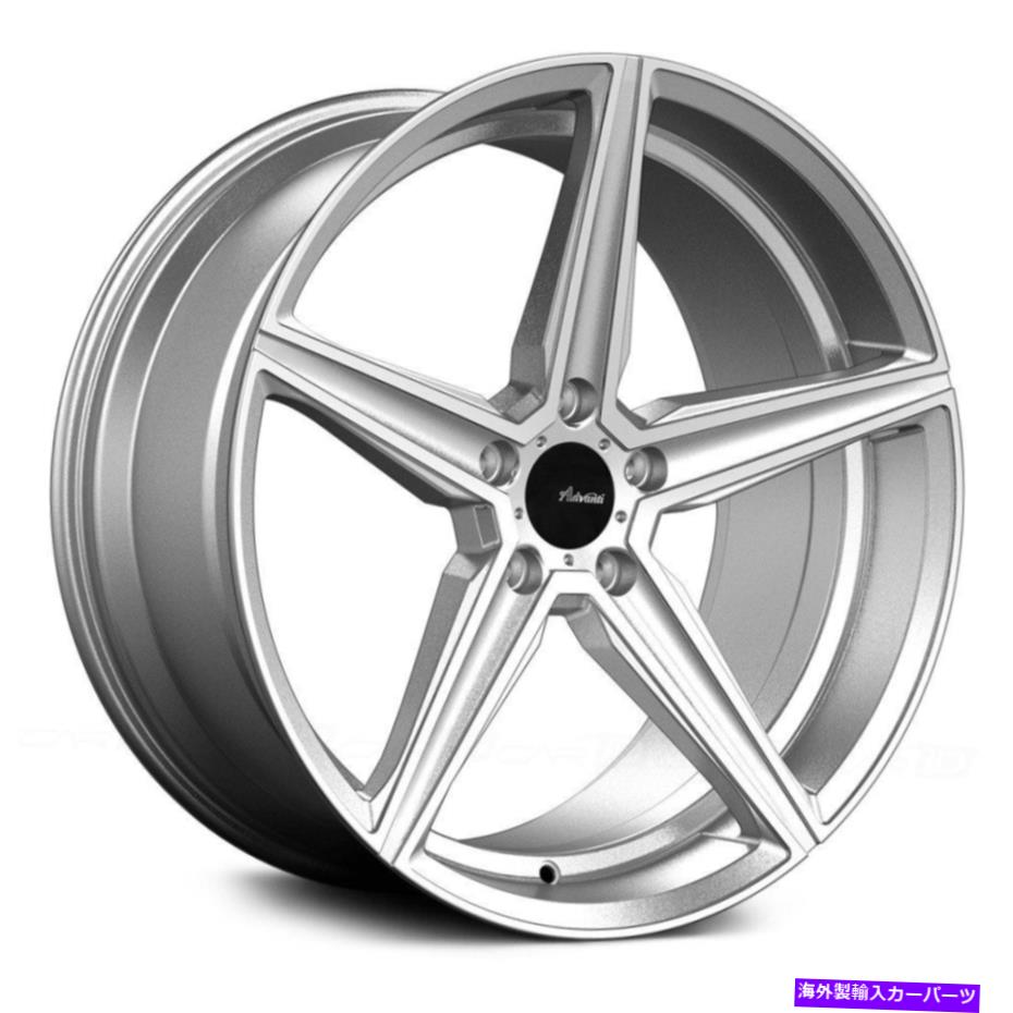 ホイール　４本セット Advanti Racing Camminoホイール20x11（38、5x120.65、74.1）4のシルバーリムセット Advanti Racing CAMMINO Wheels 20x11 (38, 5x120.65, 74.1) Silver Rims Set of 4【並行輸入品】