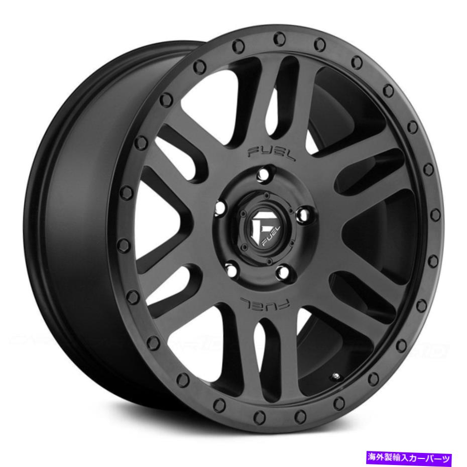 ホイール　４本セット 燃料D584反動1PCホイール17x8.5（-6、5x127、78.1）4のブラックリムセット Fuel D584 RECOIL 1PC Wheels 17x8.5 (-6, 5x127, 78.1) Black Rims Set of 4【並行輸入品】｜Us Custom Parts Shop USDM