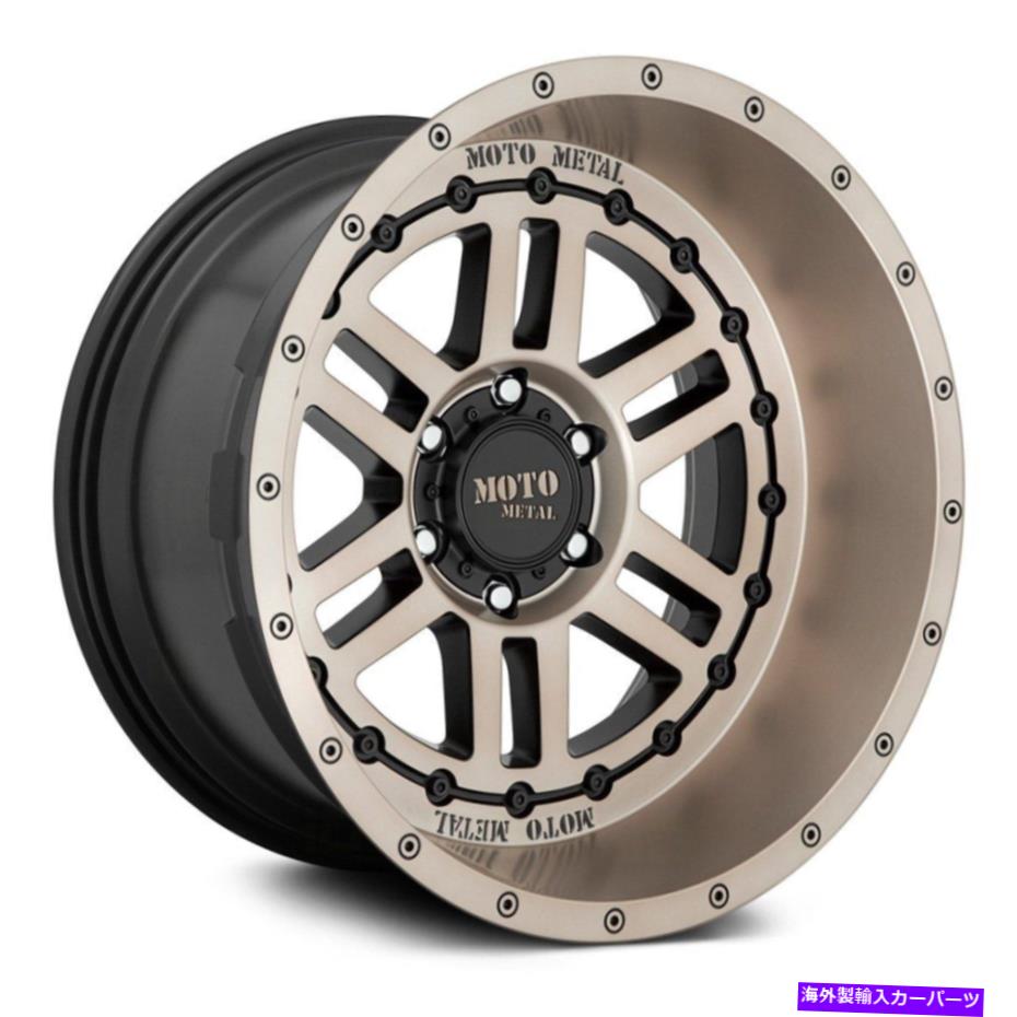 ホイール　４本セット Moto Metal Mo800 Deep Six Wheels20x10（-18、6x135、87.1）4のブラックリムセット Moto Metal MO800 DEEP SIX Wheels 20x10 (-18, 6x135, 87.1) Black Rims Set of 4【並行輸入品】