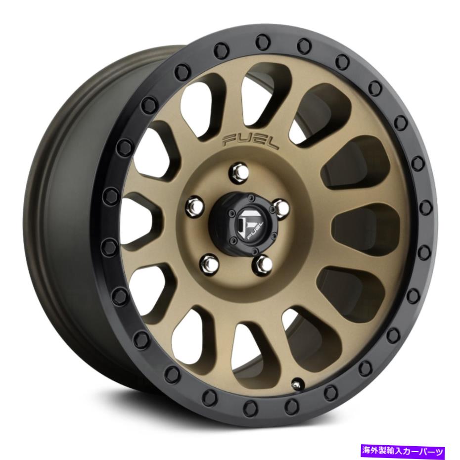 ホイール　４本セット 燃料D600ベクター1PCホイール17x8.5（7、6x139.7、108）4のブロンズリムセット Fuel D600 VECTOR 1PC Wheels 17x8.5 (7, 6x139.7, 108) Bronze Rims Set of 4【並行輸入品】