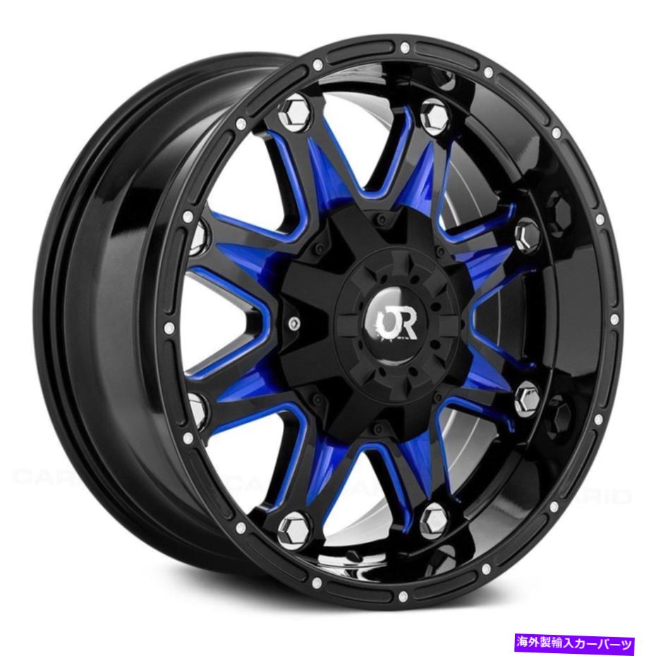 ホイール　４本セット RTXスパインホイール18x9（10、6x139.7、87）4のブラックリムセット RTX SPINE Wheels 18x9 (10, 6x139.7, 87) Black Rims Set of 4【並行輸入品】