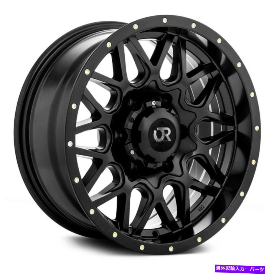 ホイール　４本セット RTXキャニオンホイール20x9（10、5x139.7、78.1）4のブラックリムセット RTX CANYON Wheels 20x9 (10, 5x139.7, 78.1) Black Rims Set of 4【並行輸入品】