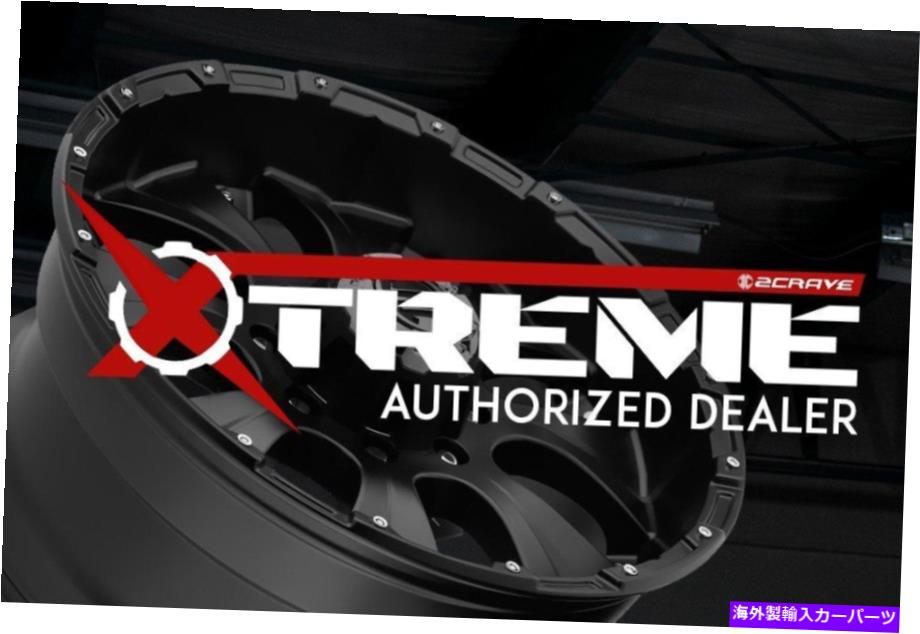 ホイール　４本セット Xtreme NX-17ホイール20x10（-12、6x139.7、87）4のブラックリムセット Xtreme NX-17 Wheels 20x10 (-12, 6x139.7, 87) Black Rims Set of 4【並行輸入品】