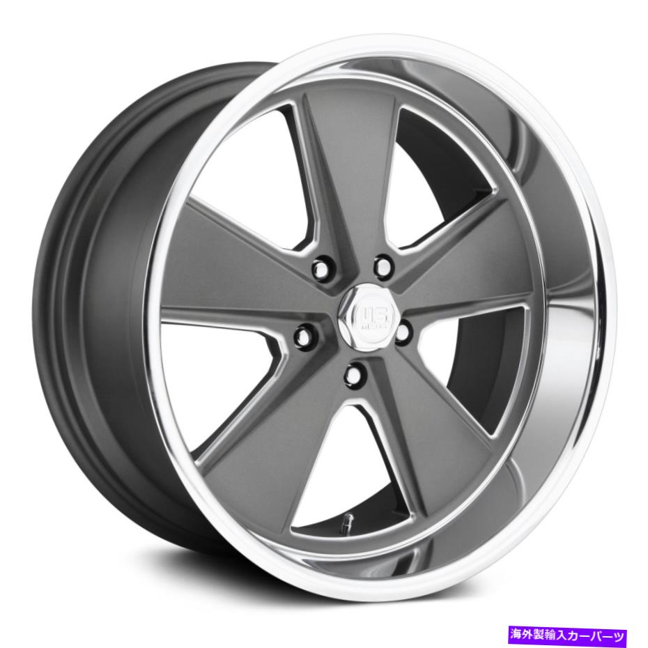 ホイール 4本セット U.S. Mags U120 Roadster 1PCホイール18x8(1、5x120.65)Gunmetal Rimsセット4 U.S. Mags U120 ROADSTER 1PC Wheels 18x8 (1, 5x120.65) Gunmetal Rims Set of 4【並行輸入品】|Us Custom Parts Shop USDM