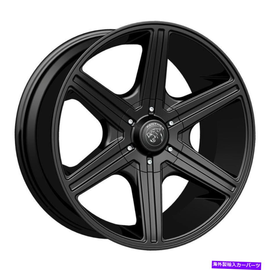 ホイール　４本セット パンサーオフロード854ホイール20x9（30、6x127、83.7）4のブラックリムセット Panther Offroad 854 Wheels 20x9 (30, 6x127, 83.7) Black Rims Set of 4【並行輸入品】 306,059円