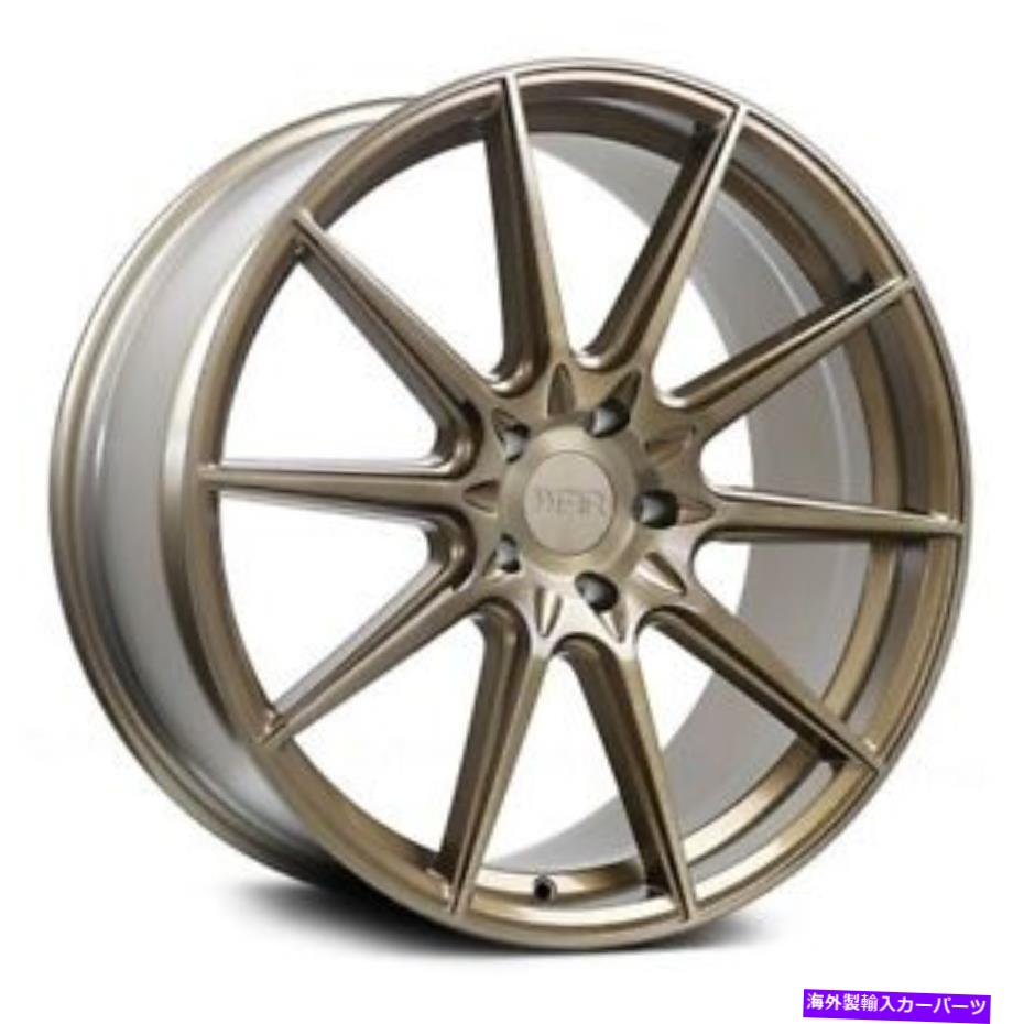 ホイール　４本セット F1R F101ホイール20x9（35、5x114.3、73.1）4のブロンズリムセット F1R F101 Wheels 20x9 (35, 5x114.3, 73.1) Bronze Rims Set of 4【並行輸入品】 329,027円