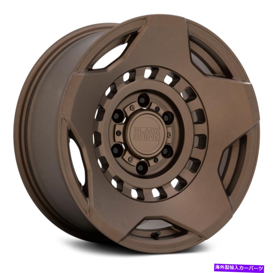 ホイール　４本セット ブラックサイの銃口ホイール17x9（0、6x135、87.1）4のブロンズリムセット Black Rhino MUZZLE Wheels 17x9 (0, 6x135, 87.1) Bronze Rims Set of 4【並行輸入品】
