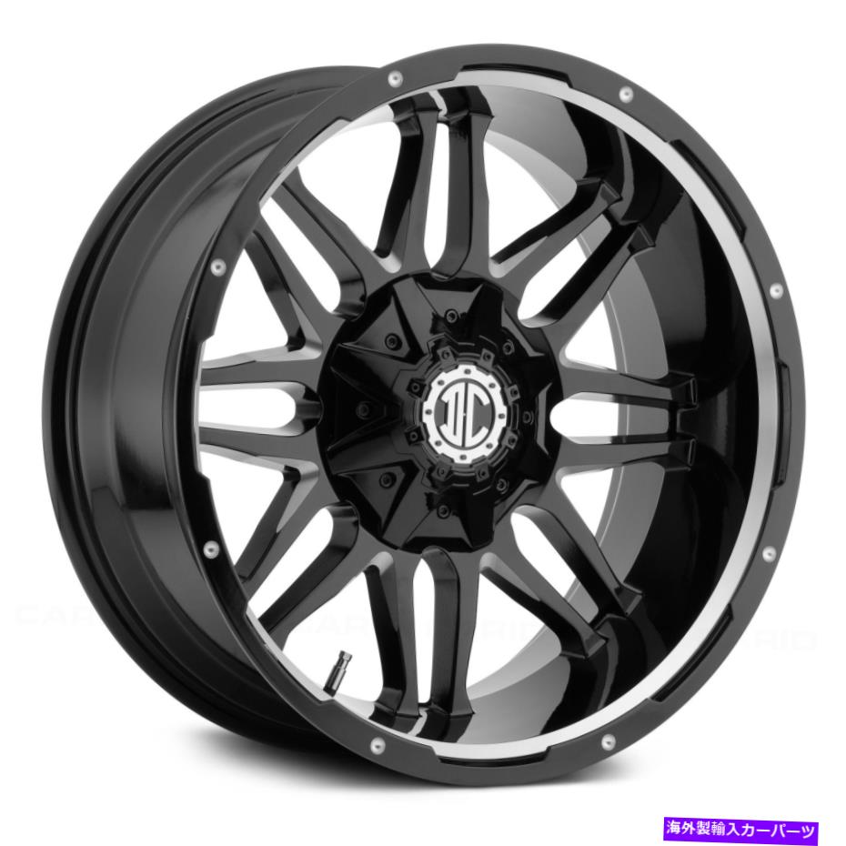 ホイール 4本セット Xtreme NX-9ホイール20x9(-12、6x139.7、87)4のブラックリムセット Xtreme NX-9 Wheels 20x9 (-12, 6x139.7, 87) Black Rims Set of 4【並行輸入品】|Us Custom Parts Shop USDM