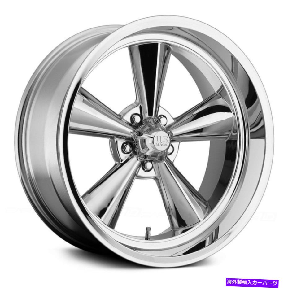 ホイール　４本セット U.S. Mags U104 Standard 1PCホイール15x7（-6、5x114.3）Chrome Rimsセット4 U.S. Mags U104 STANDARD 1PC Wheels 15x7 (-6, 5x114.3) Chrome Rims Set of 4【並行輸入品】