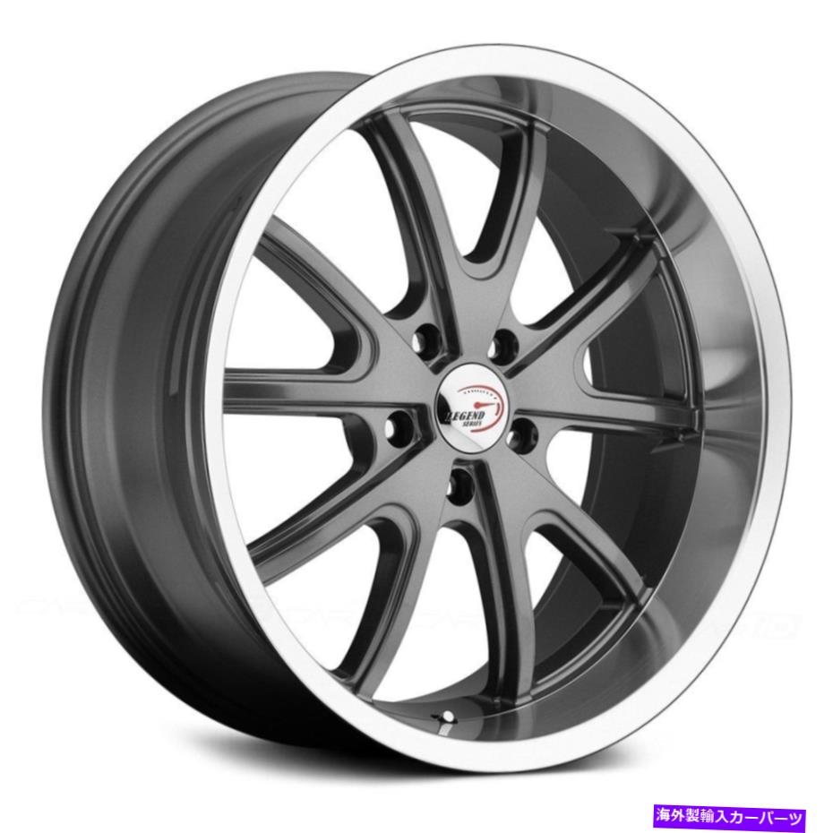 ホイール　４本セット ビジョン143トルクホイール20x8.5（-6、5x127、83）4のガンメタルリムセット Vision 143 TORQUE Wheels 20x8.5 (-6, 5x127, 83) Gunmetal Rims Set of 4【並行輸入品】