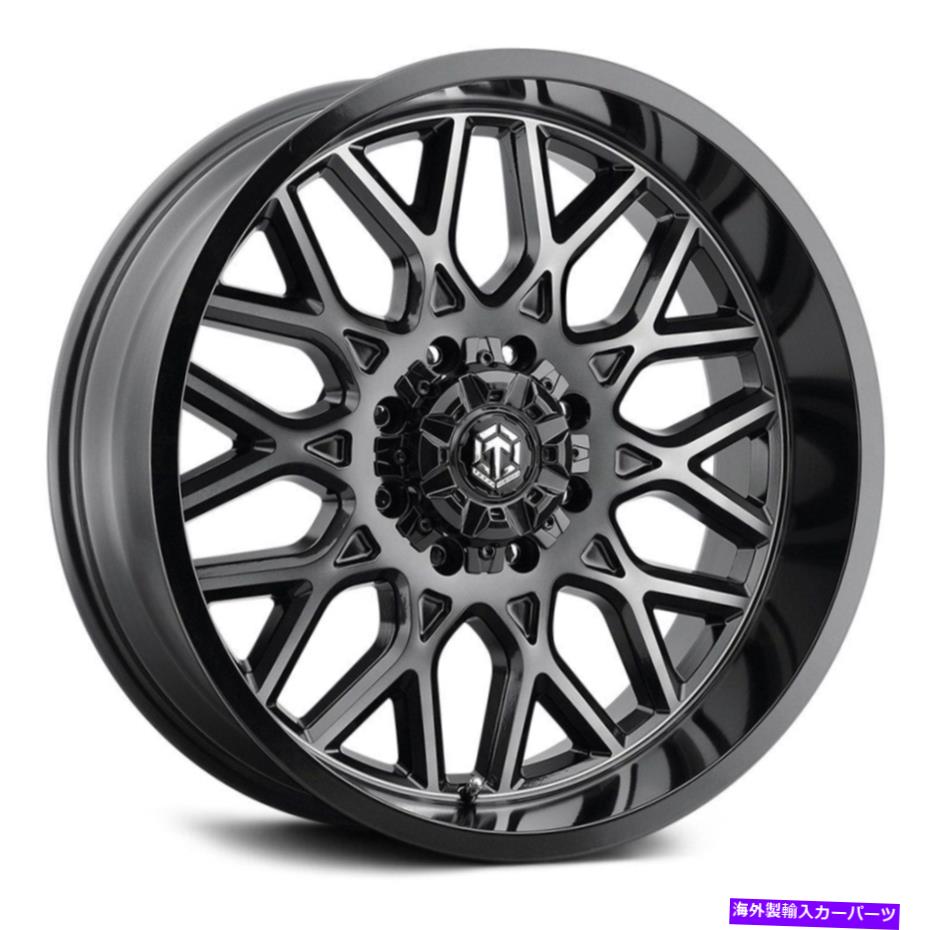 ホイール　４本セット Terra Off-Road TR-10ホイール20x10（-25、5x150、110.4）4のブラックリムセット Terra Off-Road TR-10 Wheels 20x10 (-25, 5x150, 110.4) Black Rims Set of 4【並行輸入品】