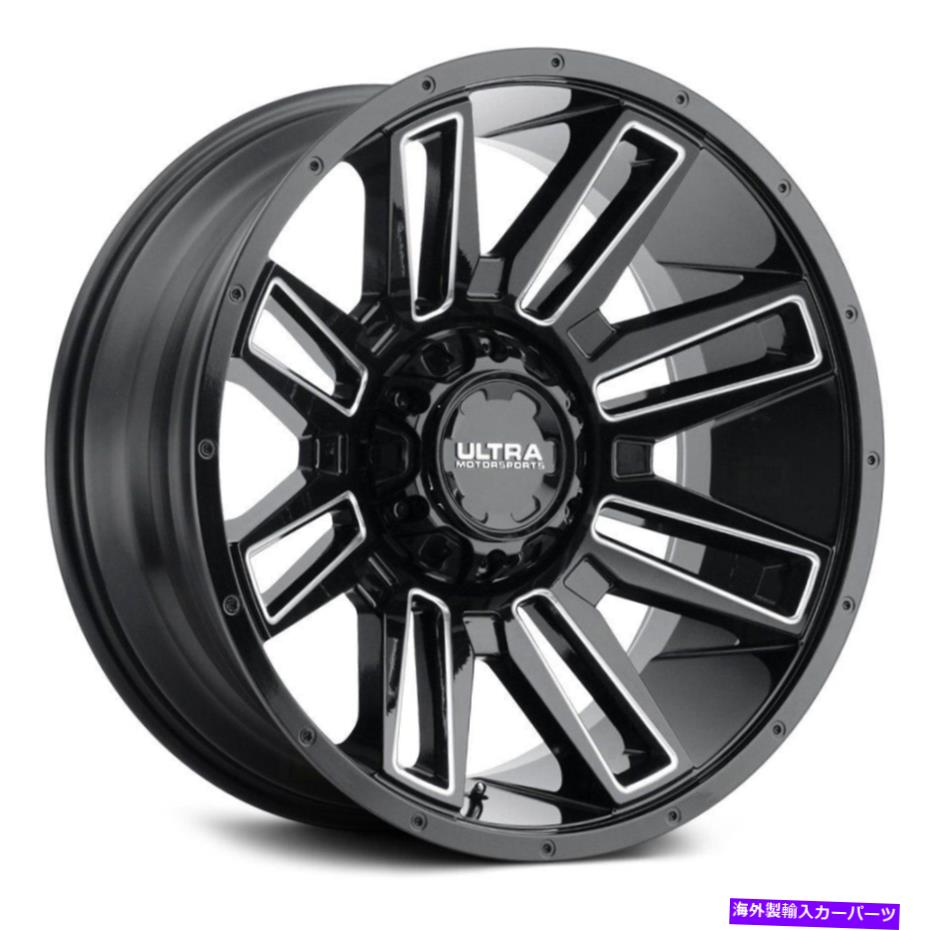 ホイール 4本セット 覆われたラグホイールを備えたウルトラ236bm黙示録18x9(12、5x139.7)4リムセット Ultra 236BM APOCALYPSE WITH COVERED LUGS Wheels 18x9 (12, 5x139.7) 4 Rims Set【並行輸入品】|Us Custom Parts Shop USDM