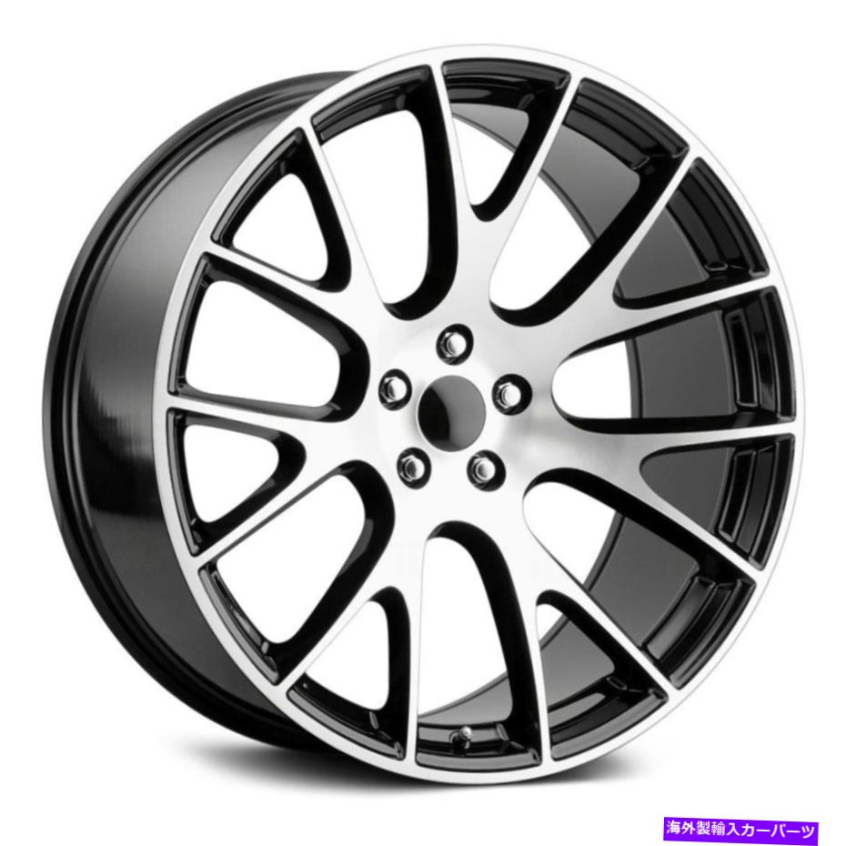 ホイール 4本セット レプリカテックRT-10ホイール22x10(18、5x139.7、77.8)4のブラックリムセット Replica Tech RT-10 Wheels 22x10 (18, 5x139.7, 77.8) Black Rims Set of 4【並行輸入品】|Us Custom Parts Shop USDM