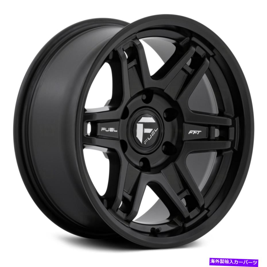 ホイール　４本セット 燃料D836スレイヤー1PCホイール17x8.5（1、6x139.7、106.1）4のブラックリムセット Fuel D836 SLAYER 1PC Wheels 17x8.5 (1, 6x139.7, 106.1) Black Rims Set of 4【並行輸入品】