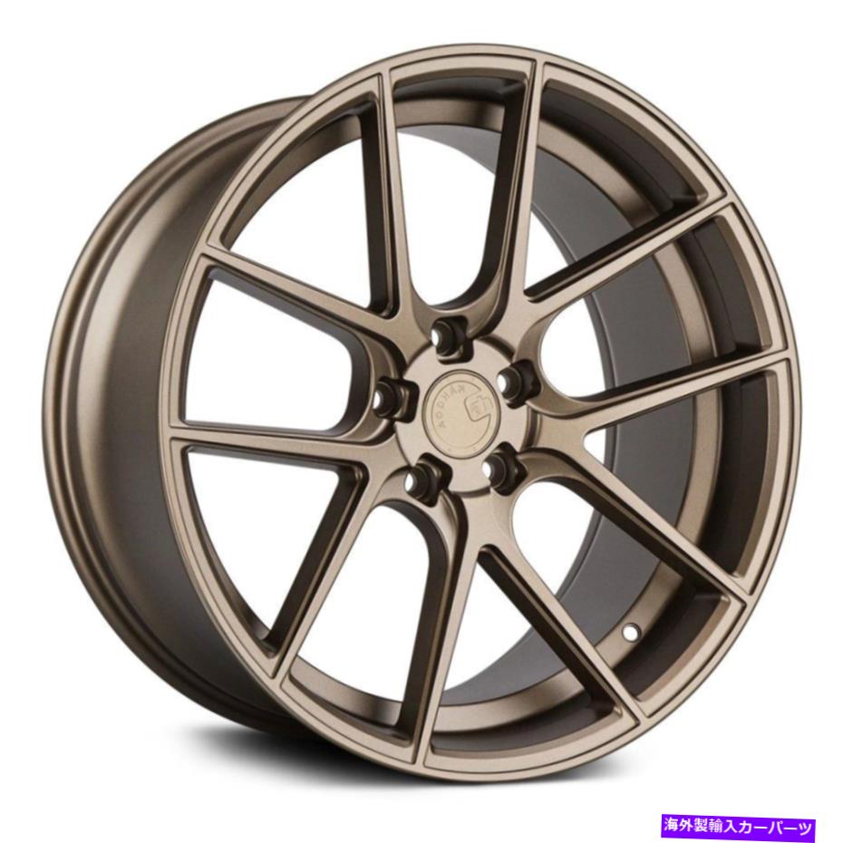 ホイール　４本セット aodhan aff03ホイール20x9（30、5x120.65、72.6）4のブロンズリムセット Aodhan AFF03 Wheels 20x9 (30, 5x120.65, 72.6) Bronze Rims Set of 4【並行輸入品】