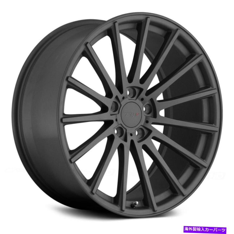 ホイール　４本セット TSW Chicaneホイール18x9.5（35、5x120.65、76.1）4のガンメタルリムセット TSW CHICANE Wheels 18x9.5 (35, 5x120.65, 76.1) Gunmetal Rims Set of 4【並行輸入品】