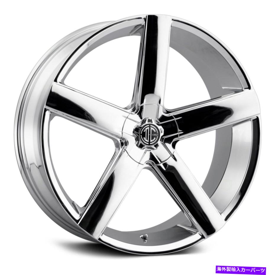 ホイール　４本セット 2crave number 55ホイール18x8（35、5x114.3、72.56）4のChrome Rimsセット 2Crave NUMBER 55 Wheels 18x8 (35, 5x114.3, 72.56) Chrome Rims Set of 4【並行輸入品】