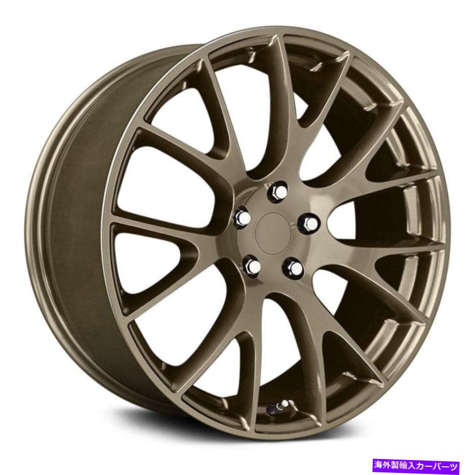 ホイール　４本セット トップラインレプリカv1180ヘルキャットホイール20x11（27、5x114.3）ブロンズリムセット4 Topline Replicas V1180 HELLCAT Wheels 20x11 (27, 5x114.3) Bronze Rims Set of 4【並行輸入品】